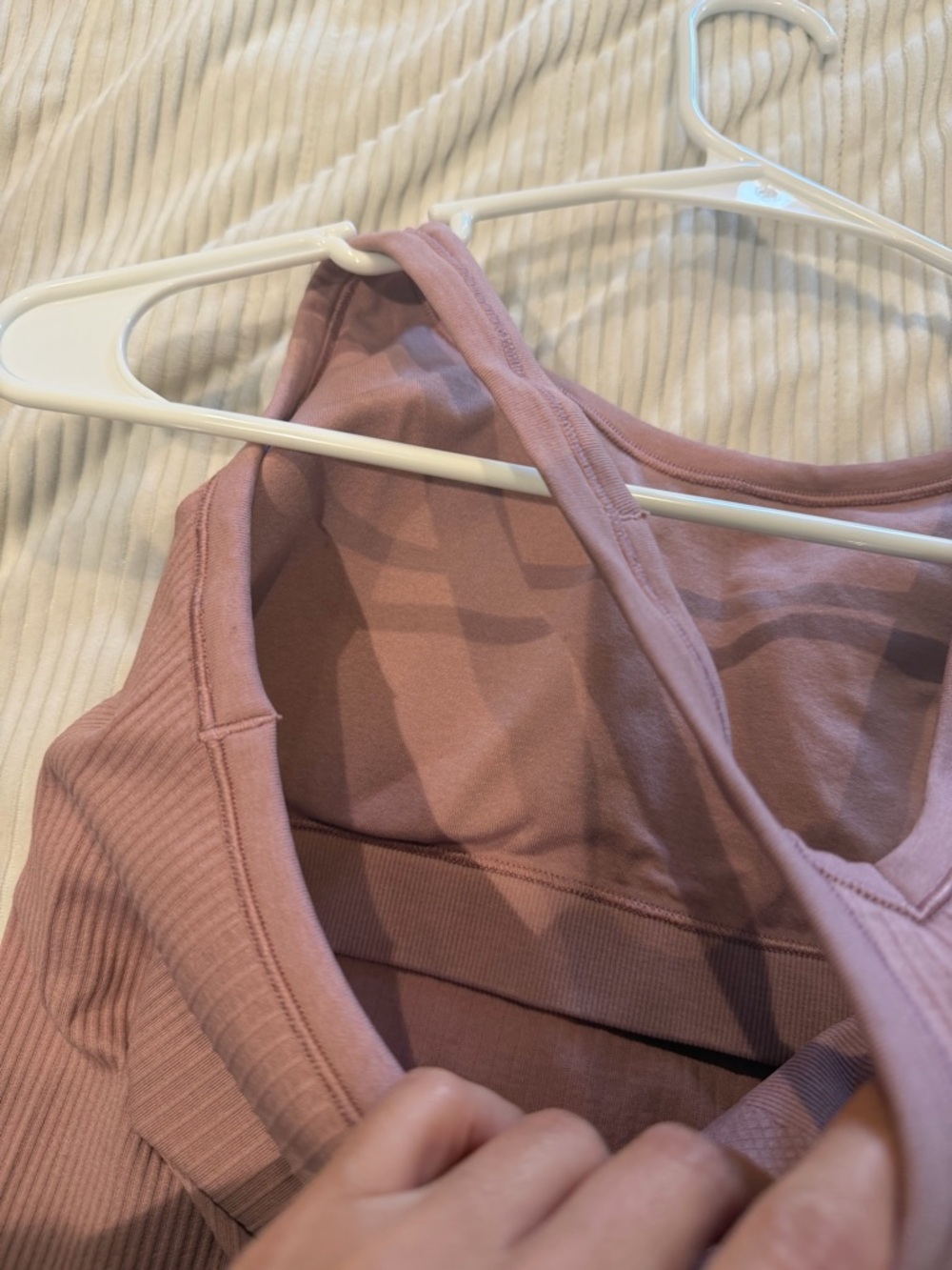 lululemon athletica Ribbed Abb to street  Tank Top- Dusty Rose - Picture 7 of 9